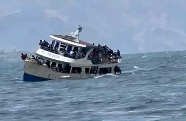 AT LEAST 78 PEOPLE ARE DEAD AS FERRY CAPSIZES ON  DR CONGO LAKE