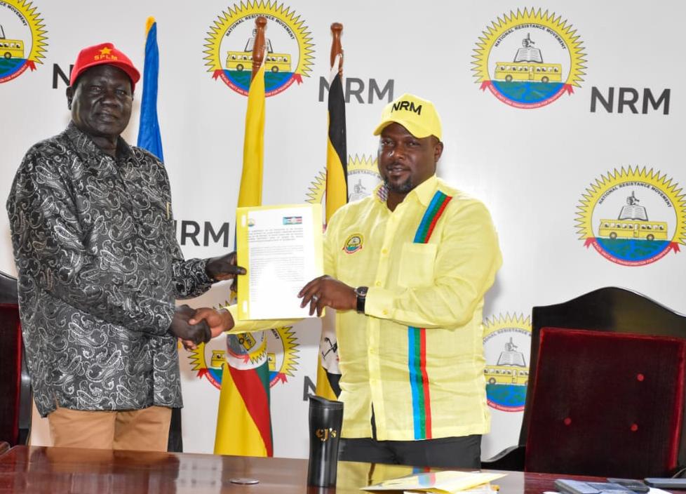 NRM AGREES TO FACILITATE IDEOLOGICAL TRAINING OF SOUTH SUDANESE RULING PARTY LEADERS AT KYANKWANZI  IN UGANDA