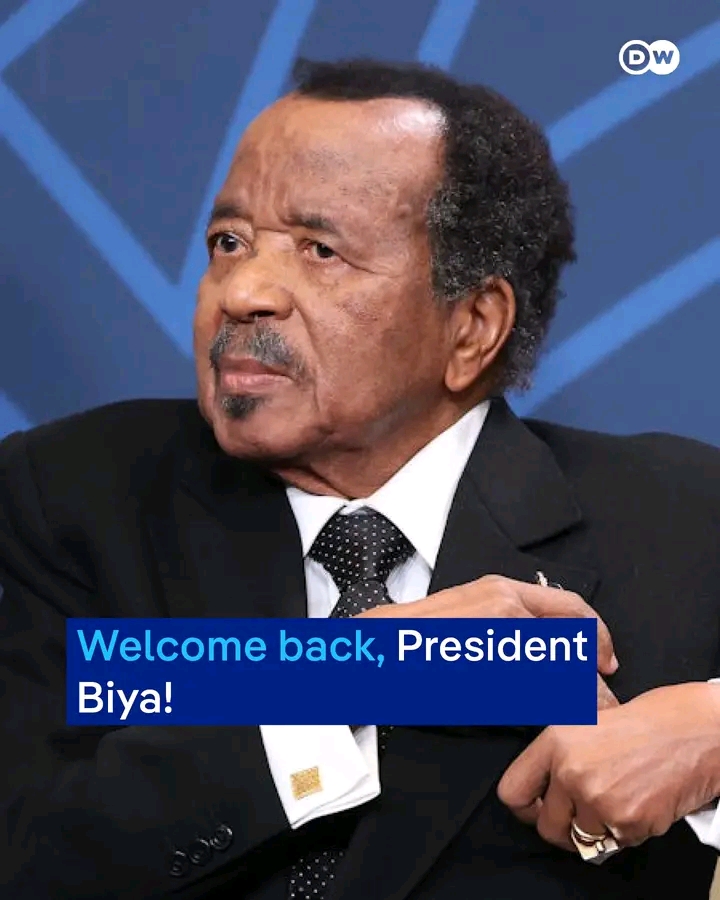 PRESIDENT PAUL BIYA RETURNS TO CAMEROON